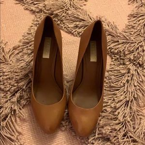 Brown Ralph Lauren Pumps w/ Chunky Heel  - Size 9